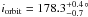 Mathematical equation: \hbox{$i_\mathrm{orbit}= 178.3_{- 0.7}^{+ 0.4\,\circ}$}