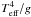 \hbox{$T_{\rm eff}^4/g$}