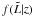 \hbox{$f(\tilde{L}|z)$}
