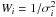 \appendix \setcounter{section}{2} \hbox{$W_i = 1/\sigma_i^2$}