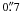 \hbox{$0\arcsec 7$}