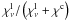 \hbox{$\chi_{\nu}^{\mathrm{l}}/\left(\chi_{\nu}^{\mathrm{l}}+\chi^{\mathrm{c}}\right)$}