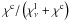 \hbox{$\chi^{\mathrm{c}}/\left(\chi_{\nu}^{\mathrm{l}}+\chi^{\mathrm{c}}\right)$}
