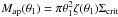 \hbox{$M_{\rm ap}(\theta_1) = \pi \theta_1^2 \zeta (\theta_1) \Sigma_{\rm crit}$}
