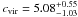 \hbox{$c_{\rm vir}=5.08^{+0.55}_{-1.03}$}