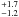 \hbox{$^{+1.7}_{-1.2}$}