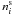 \hbox{$n^{\rm s}_i$}