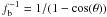 \hbox{$f_{\rm b}^{-1}=1/(1-\cos(\theta))$}
