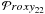 \hbox{${\mathcal Proxy}_{22}$}