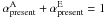 \appendix \setcounter{section}{1} \hbox{$\alpha_{\rm present}^{\rm A}+\alpha_{\rm present}^{\rm E}=1$}