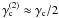 \hbox{$\gamma_{\rm c}^{(2)}\approx \gamma_{\rm c}/2$}