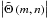 \hbox{$\left| {\tilde {\Theta }\left( {m,n} \right)} \right|$}