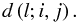 \begin{equation} \label{eq1} d\left( {l;i,j} \right). \end{equation}