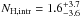 \hbox{$N_{\rm H, intr}=1.6^{+3.7}_{-3.6}$}