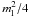 \hbox{$m_{\rm l}^{2}/4$}