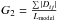 \hbox{$G_2=\frac{\sum|D_{ij}|}{L_{\rm model}}$}