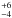 \hbox{$^{+6}_{-4}$}