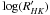 \hbox{$\log (R'_ {HK})$}