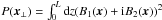 \hbox{$P(\vec{x}_{\perp})=\int_{0}^{L} {\rm d}z (B_{1}(\vec{x})+{\rm i}B_{2}(\vec{x}))^{2}$}