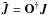 \hbox{$\tilde{\vec{J}}=\bf{O}^{\dagger}\vec{J}$}