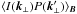 \hbox{$\langle I(\vec{k}_{\perp}) P(\vec{k}'_{\perp}) \rangle_{\vec{B}}$}