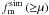 \hbox{$f_{\rm m}^{\rm sim}\,({\geq}\mu)$}