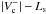 \hbox{$|V_{\rm c}^-|-L_{\rm s}$}