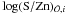 \hbox{$\log (\Sp/\Zn)_{\obs,i}$}
