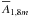 \hbox{$\overline{A}_{1,8m}$}