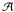 Mathematical equation: \appendix \setcounter{section}{1} \hbox{$\mathcal{A}$}