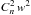 \hbox{$C_n^2\,w^2$}