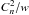 \hbox{$C_n^2/w$}