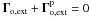 \hbox{$\vec \Gamma_{\rm o,ext}+ \vec \Gamma^{\rm p}_{\rm o,ext}=0$}