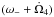 \hbox{$(\omega_{-}+\dot \Omega_4)$}