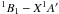 \hbox{$^1B_1 - X^1A'$}