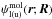 \hbox{$\psi^\mathrm{mol}_{{\rm l(u)}}({\vec r};{\vec R})$}