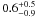 \appendix \setcounter{section}{2} \hbox{$0.6^{+0.5}_{-0.9}$}