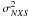 \hbox{$\sigma_{NXS}^2$}