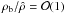 Mathematical equation: \appendix \setcounter{section}{1} \hbox{$\rho_{\rm b}/\hat{\rho}=\mathcal{O}(1)$}