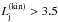 Mathematical equation: \hbox{$L_{\rm j}^{\rm(kin)}>3.5$}