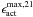 Mathematical equation: \hbox{$\epsilon_{\rm act}^{\rm max,21}$}