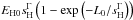 Mathematical equation: \hbox{$E_\mathrm{H0} s_\mathrm{H}^{\Gamma} \left(1- \exp{\left(-L_0/s_\mathrm{H}^{\Gamma}\right)} \right)$}