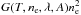 Mathematical equation: \hbox{$G(T,n_\mathrm{e},\lambda,A) n_\mathrm{e}^2$}