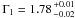 Mathematical equation: \hbox{$\Gamma_1 = 1.78 {+0.01 \atop -0.02}$}