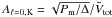 Mathematical equation: \hbox{$A_{\ell=0,\mathrm{K}}=\sqrt{P_{\rm m}/\Delta}/\Vtot$}