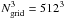 Mathematical equation: \hbox{$N_{{\rm grid}}^3 = 512^3$}