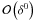 Mathematical equation: \hbox{$\mathcal{O}\left( \delta^0 \right)$}