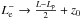 Mathematical equation: \hbox{$L_{\rm e}^- \to \frac{L-\lp}{2} + z_0$}