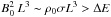 Mathematical equation: \hbox{$B_{0} ^2~L ^{3} \sim \rho _{0} \sigma L ^{3} > \Delta E$}