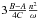 Mathematical equation: \hbox{$3\frac{B-A}{4C}\frac{n^2}{\omega}$}